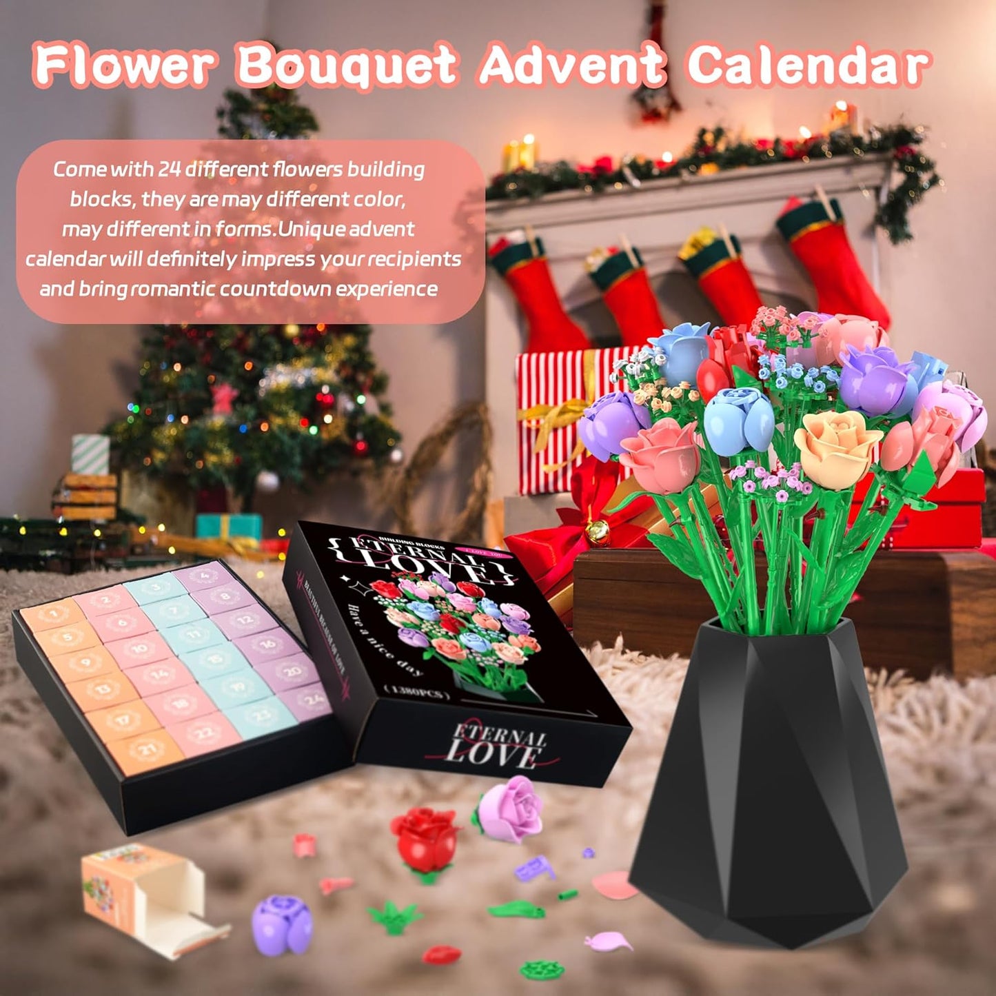 Calendrier de l’Avent Bouquet de Fleurs