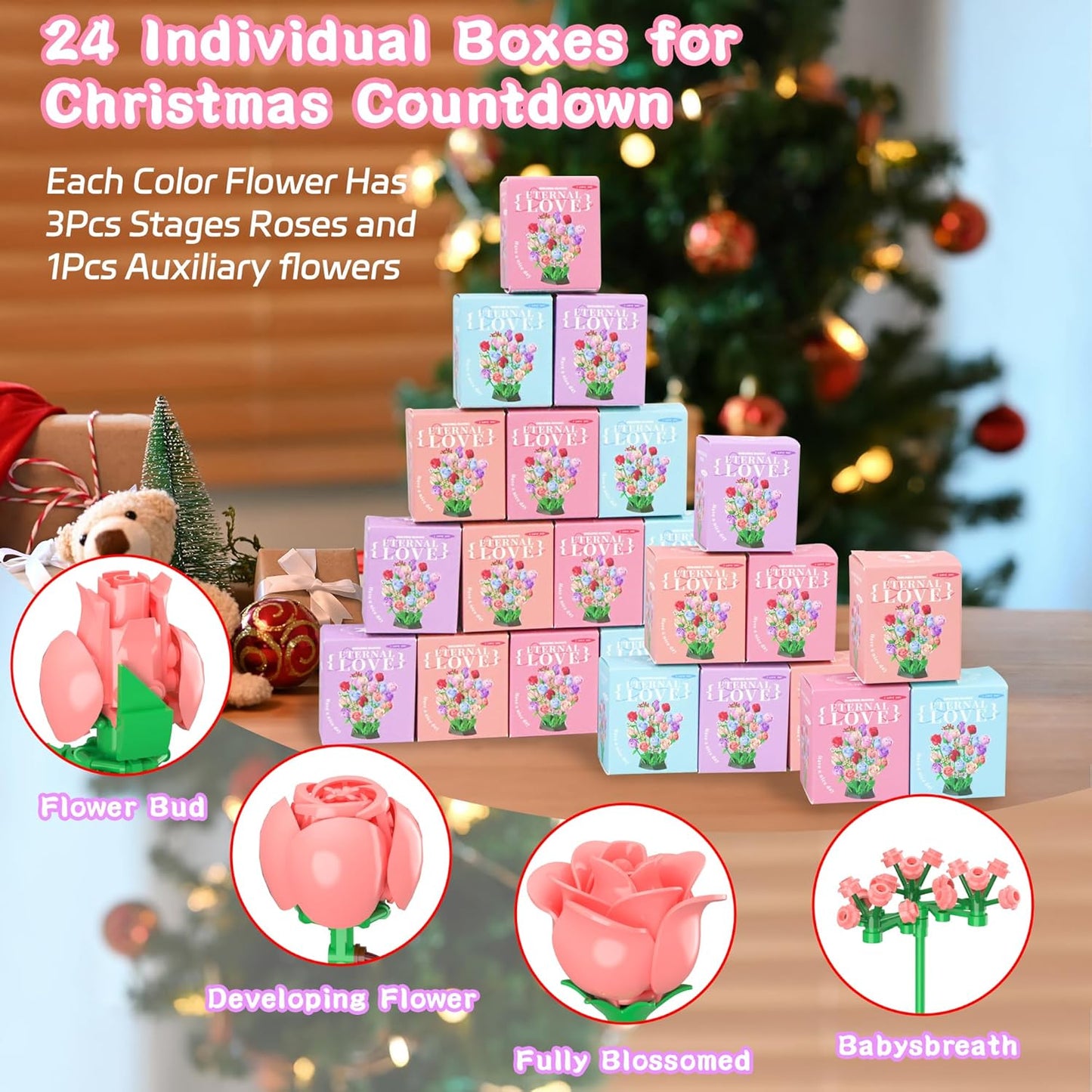 Calendrier de l’Avent Bouquet de Fleurs